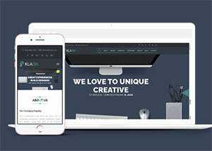 创意设计机构单页源码模板下载 - 项目资源网