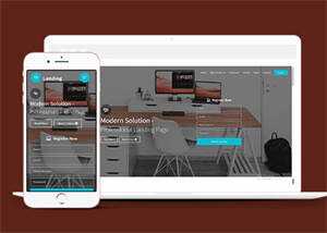 简约清爽前端设计公司网站模板 - 项目资源网