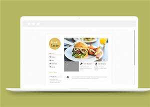 简洁快餐店源码模板下载 - 项目资源网