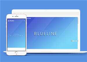 宽屏在线信息展示响应式网页模板下载 - 项目资源网