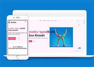 创意品牌广告设计公司网站模板 - 项目资源网