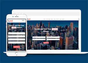 世界各地房产出售网站模板下载 - 项目资源网