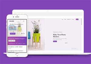 紫色家居装饰公司网站模板下载 - 项目资源网