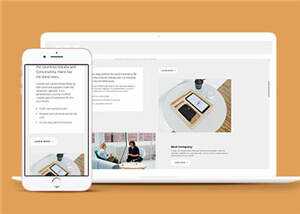 简洁商务业务动态html模板下载 - 项目资源网