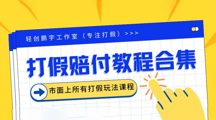 2023年全套打假合集，集合市面所有正规打假玩法 - 项目资源网