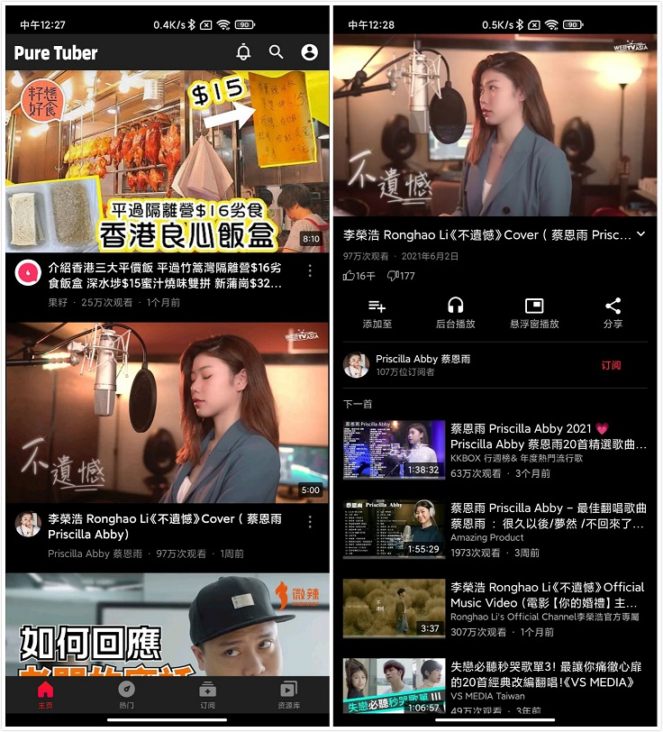 油管纯净版 Pure Tuber v2.15.20.103 解锁VIP - 项目资源网